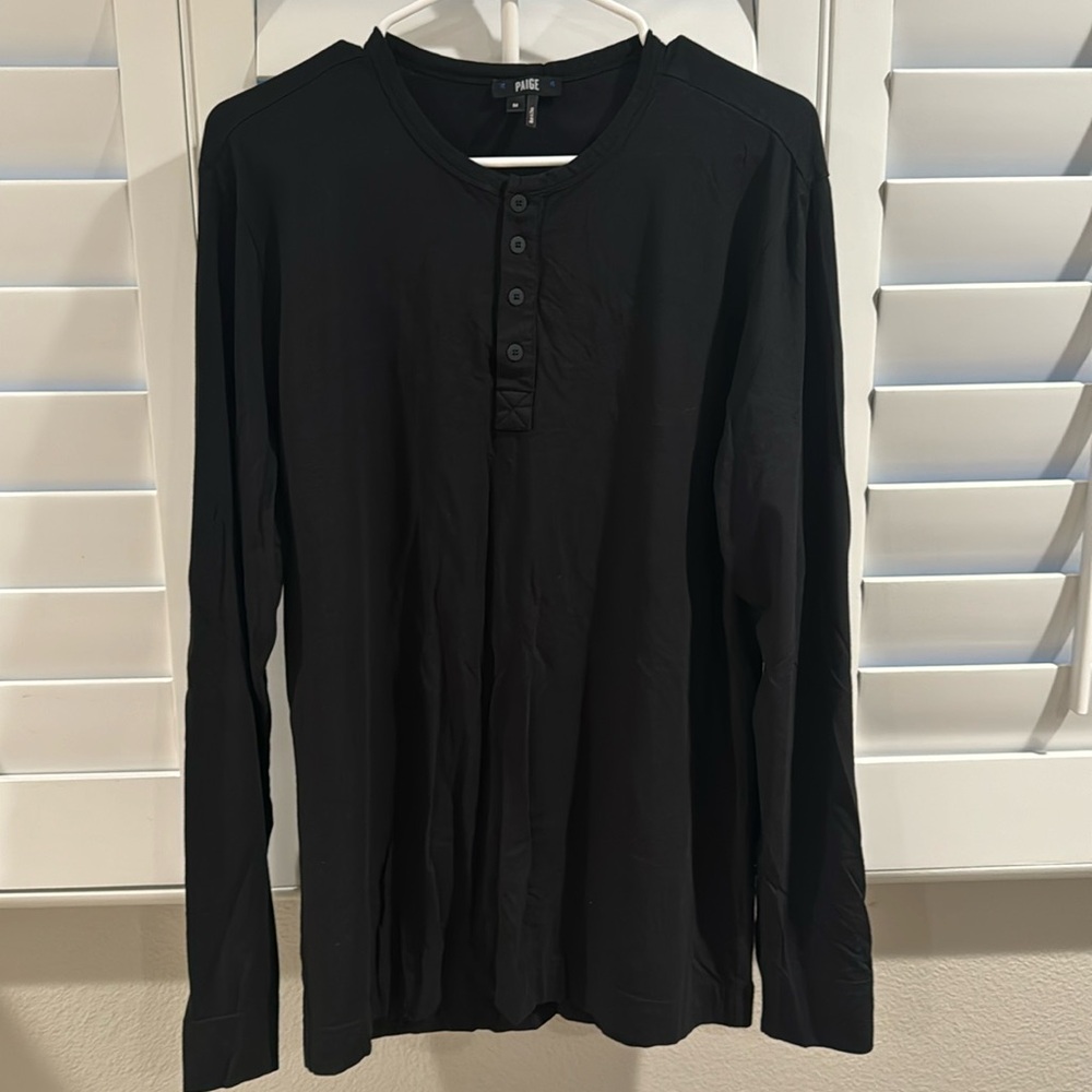 Paige long sleeve henley tee